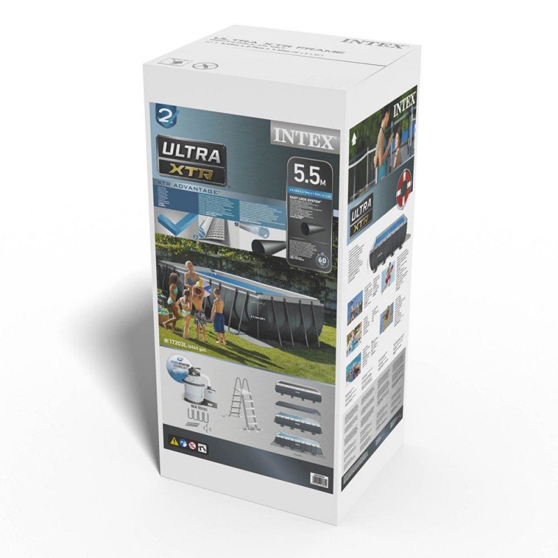 Piscine tubulaire Intex Ultra Frame XTR 5,49 x 2,74 x h1,32m – Image 8