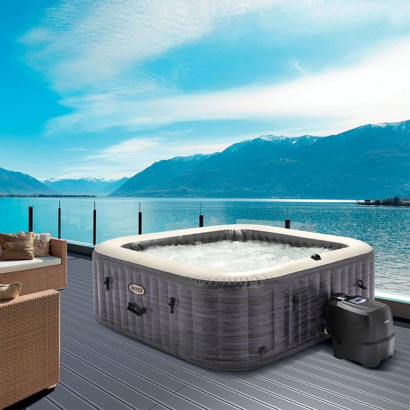Spa Intex Pure Spa Ardoise bulles 6 places luxe – Image 3