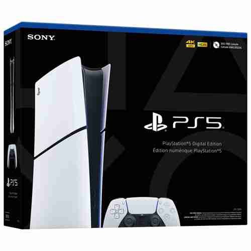 Playstation 5 (modèle Slim) - Edition Numérique + 2nde Manette Dualsense White – Image 2